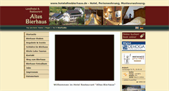 Desktop Screenshot of hotelaltesbierhaus.de